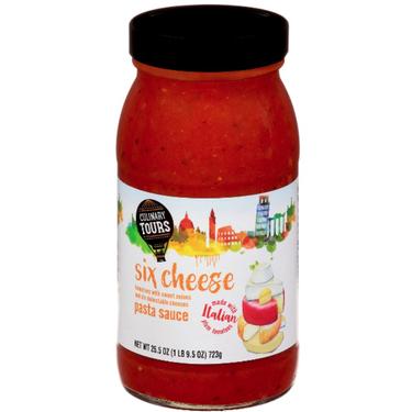 Culinary Tours Six Cheese Pasta Sauce 25.5 oz
