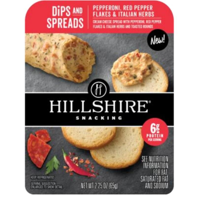 Hillshire Snacking Dips And Spreads Pepperoni Red Pepper 2.5 oz