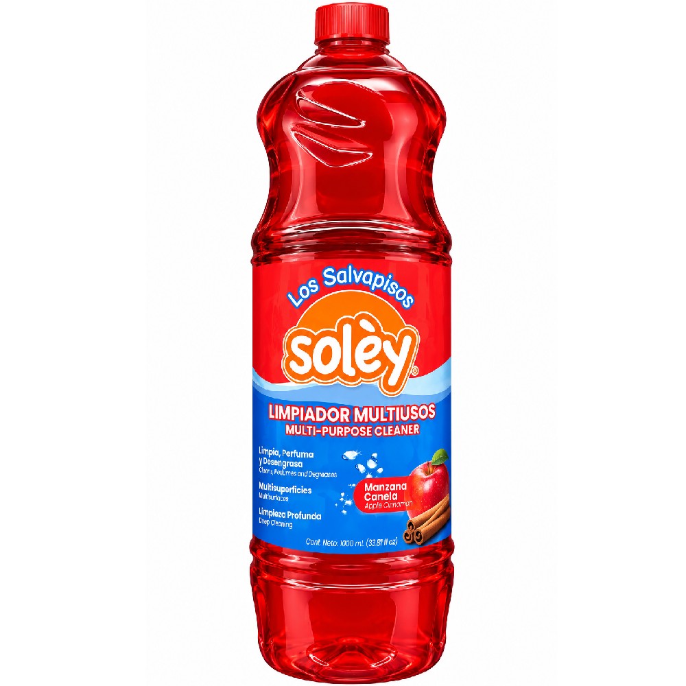 Los Salvapisos Soley Manzana Canela 33.8 oz