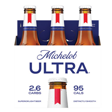 Michelob Ultra Light Bottles 6-12 oz
