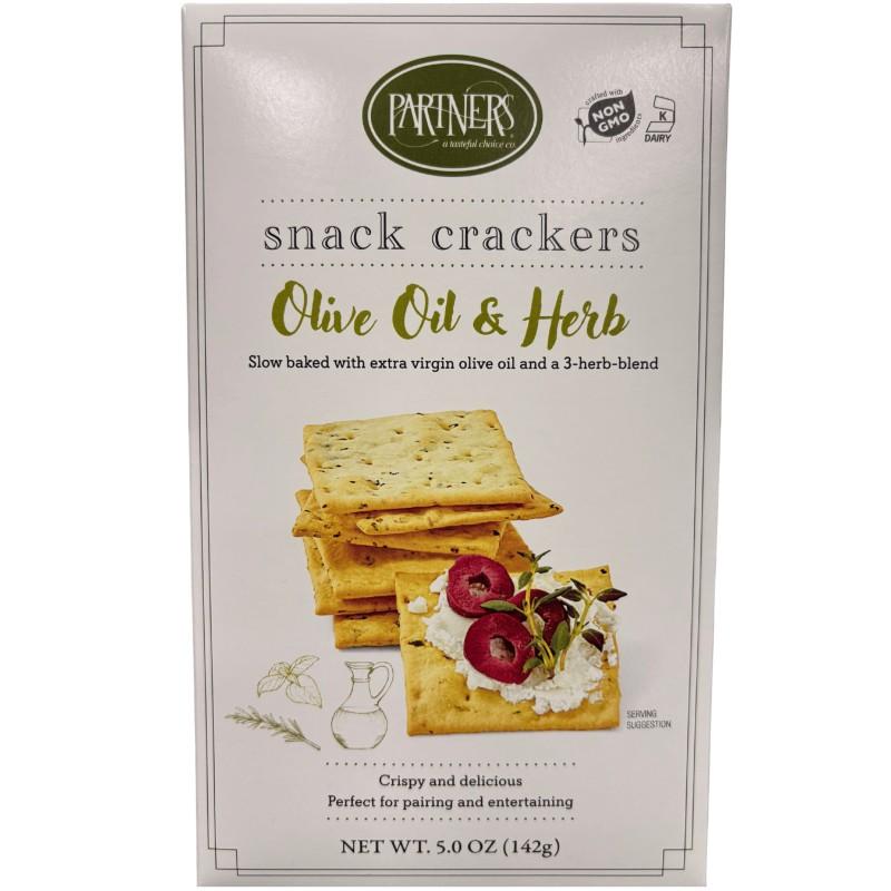 Partners Olive Oil & Herb Snack Crackers 5 oz
