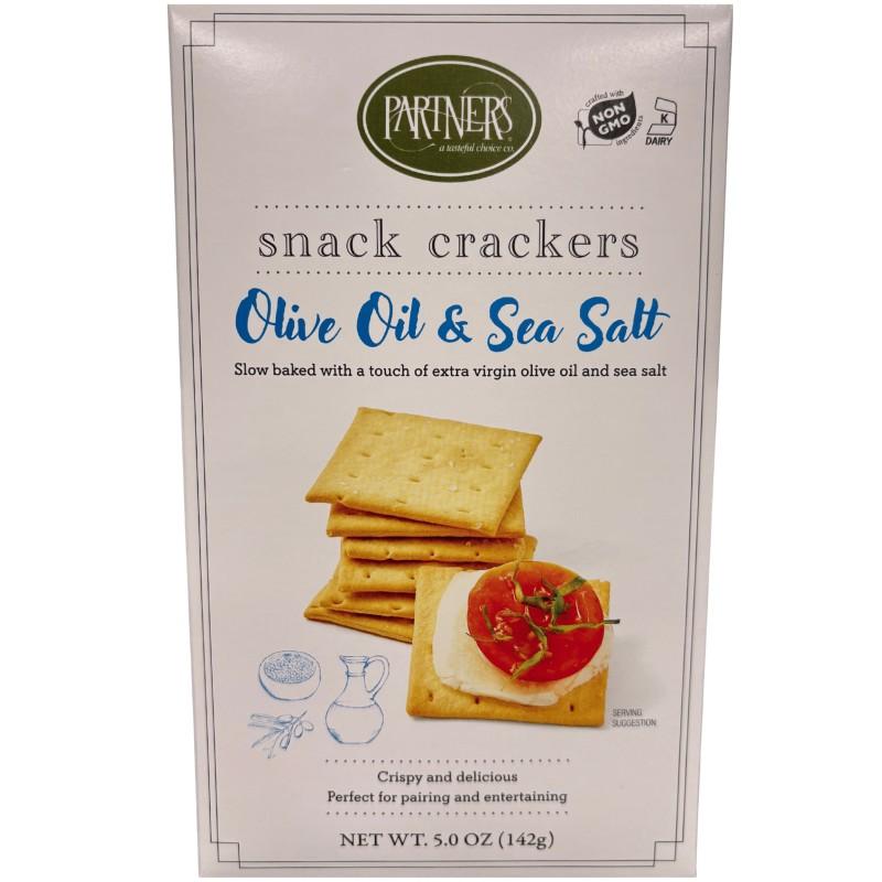 Partners Olive Oil & Sea Salt Snack Crackers 5 oz