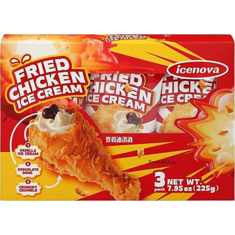 Icenova Fried Chicken Ice Cream 7.95 oz