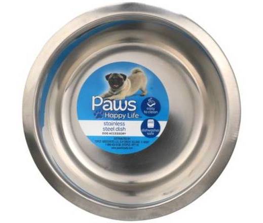 Paws Stainless Steel Dish Medium