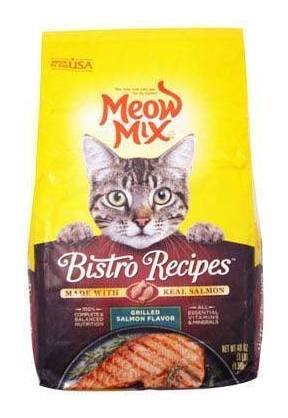 Meow Mix Bistro Recipes Salmon 3.15 lbs