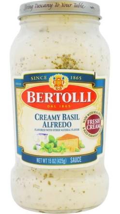 Bertolli Creamy Basil Alfredo Sauce 15 oz