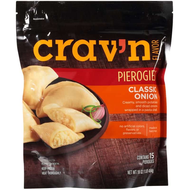 Crav’n Classic Onion Pierogies 16 oz 