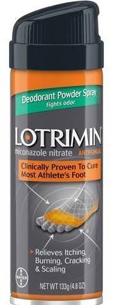 Lotrimin Deodorant Powder Spray 4.6 oz