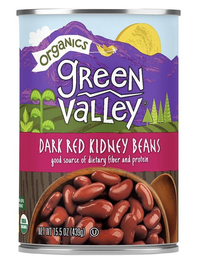 Green Valley Organics Dark Red Kidney Beans 15.5 oz