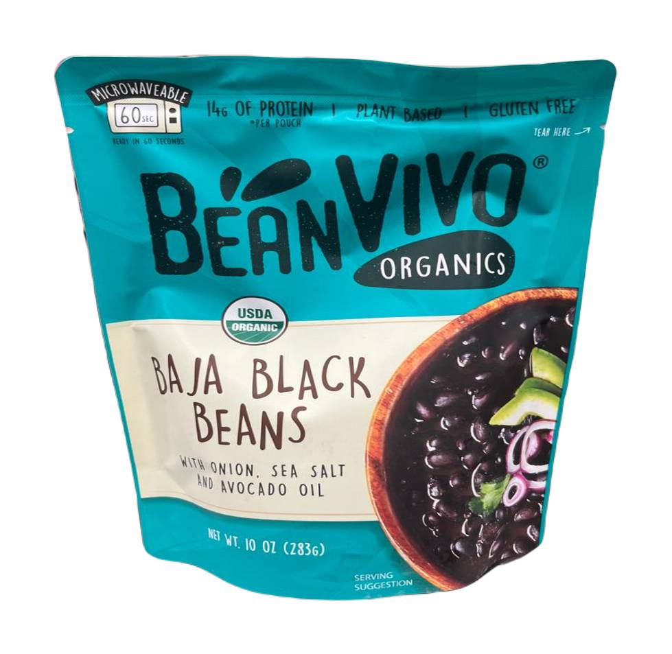 Bean Vivo Organics Baja Black Beans 10 oz