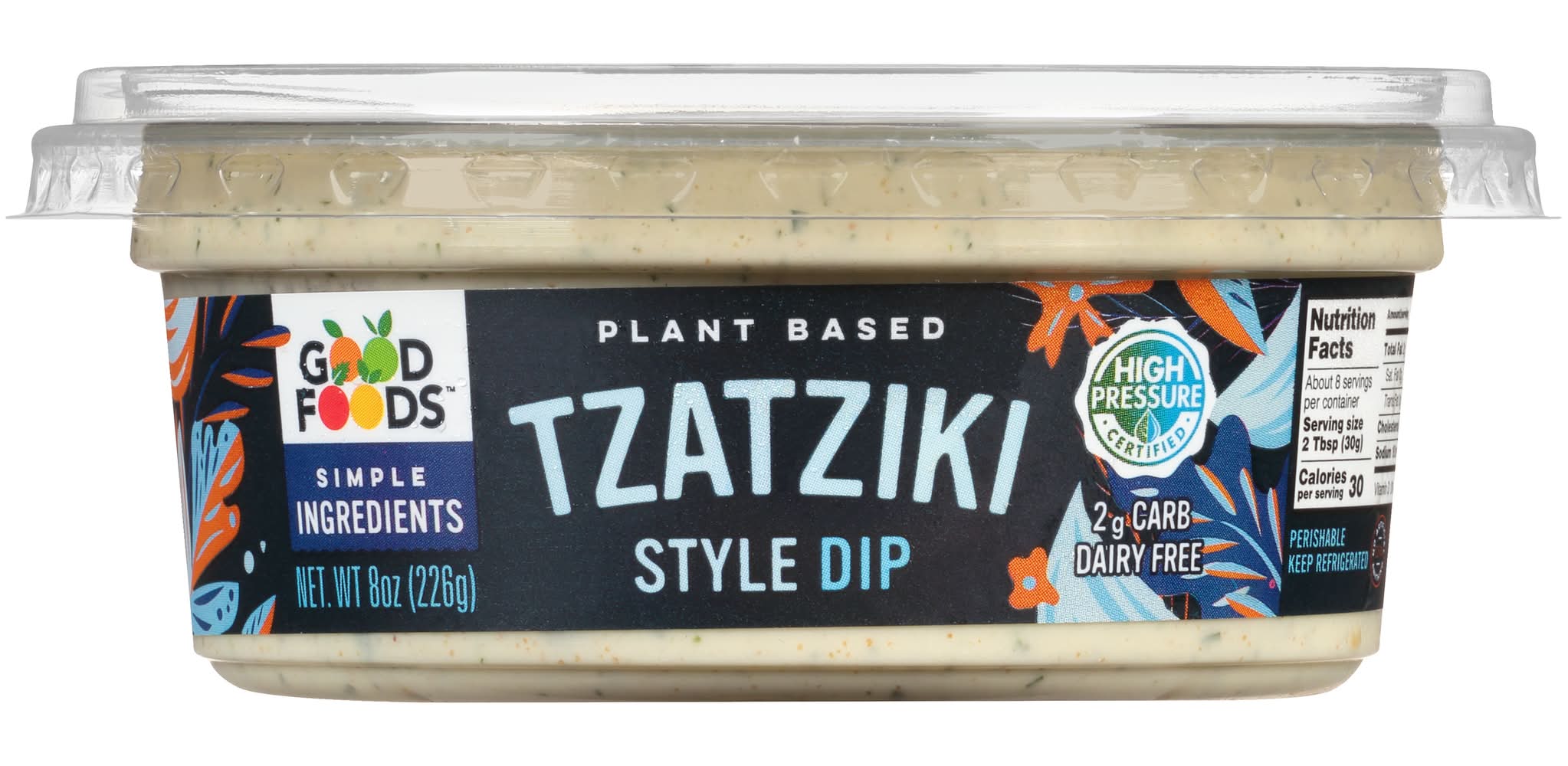Good Foods Plant-Based Tzatziki Dip 8 oz