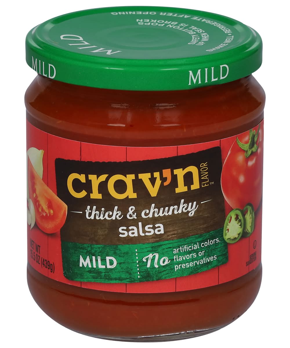 Crav'n Flavor Salsa Thick & Chunky Mild
