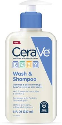 CeraVe Baby Wash & Shampoo 8 oz