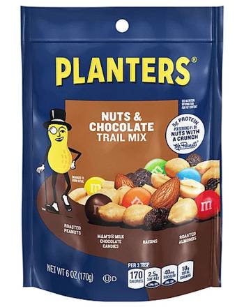 Planters Nuts & Chocolate Trail Mix 6 oz