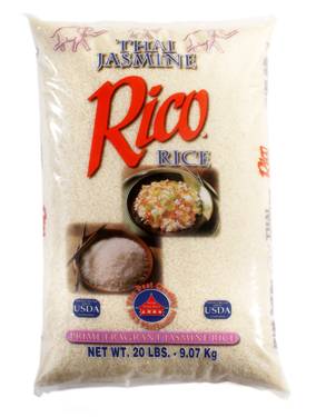 Rico Rice Thai Jasmine 20 lbs 