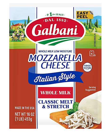 Galbani Whole Milk Mozzarella 16 oz