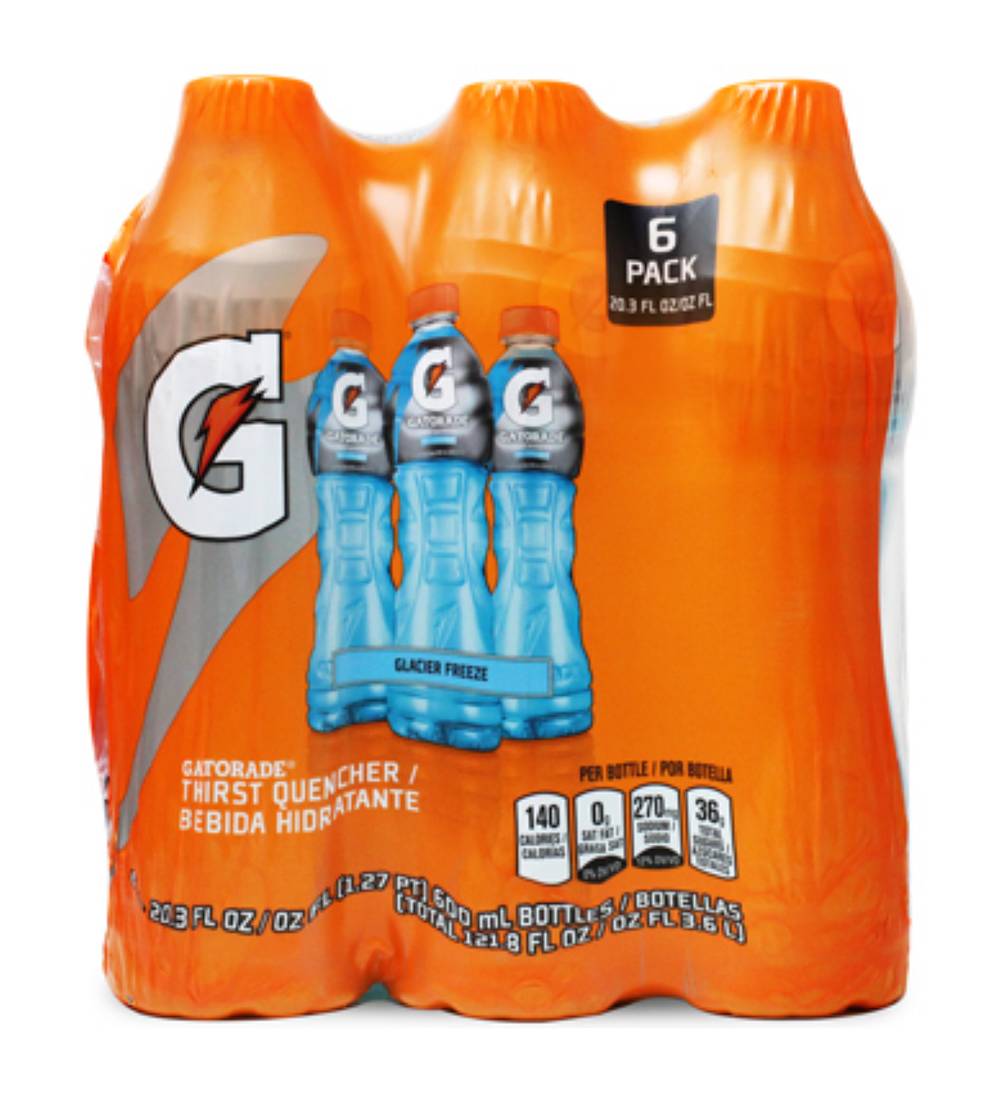 Gatorade 6-Pack 20.3 oz Glacier Freeze