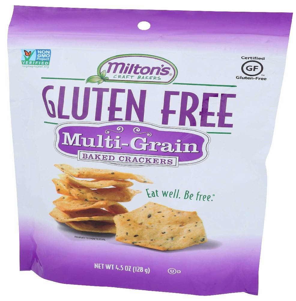 Milton’s Gluten Free Baked Crackers Multi-Grain 4.5 oz