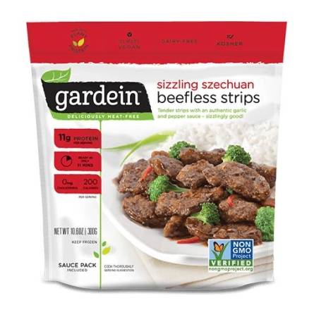Gardein Sizzling Szechuan Beefless Strips 10.6 oz