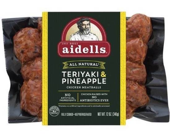 Aidells Teriyaki & Pineapple Chicken Meatballs 12 oz