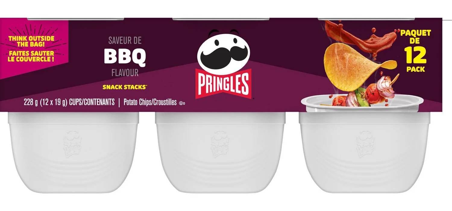 Pringle's Snack Stacks BBQ 12 ct