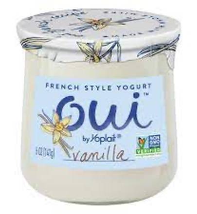 Yoplait Oui Vanilla 5 oz
