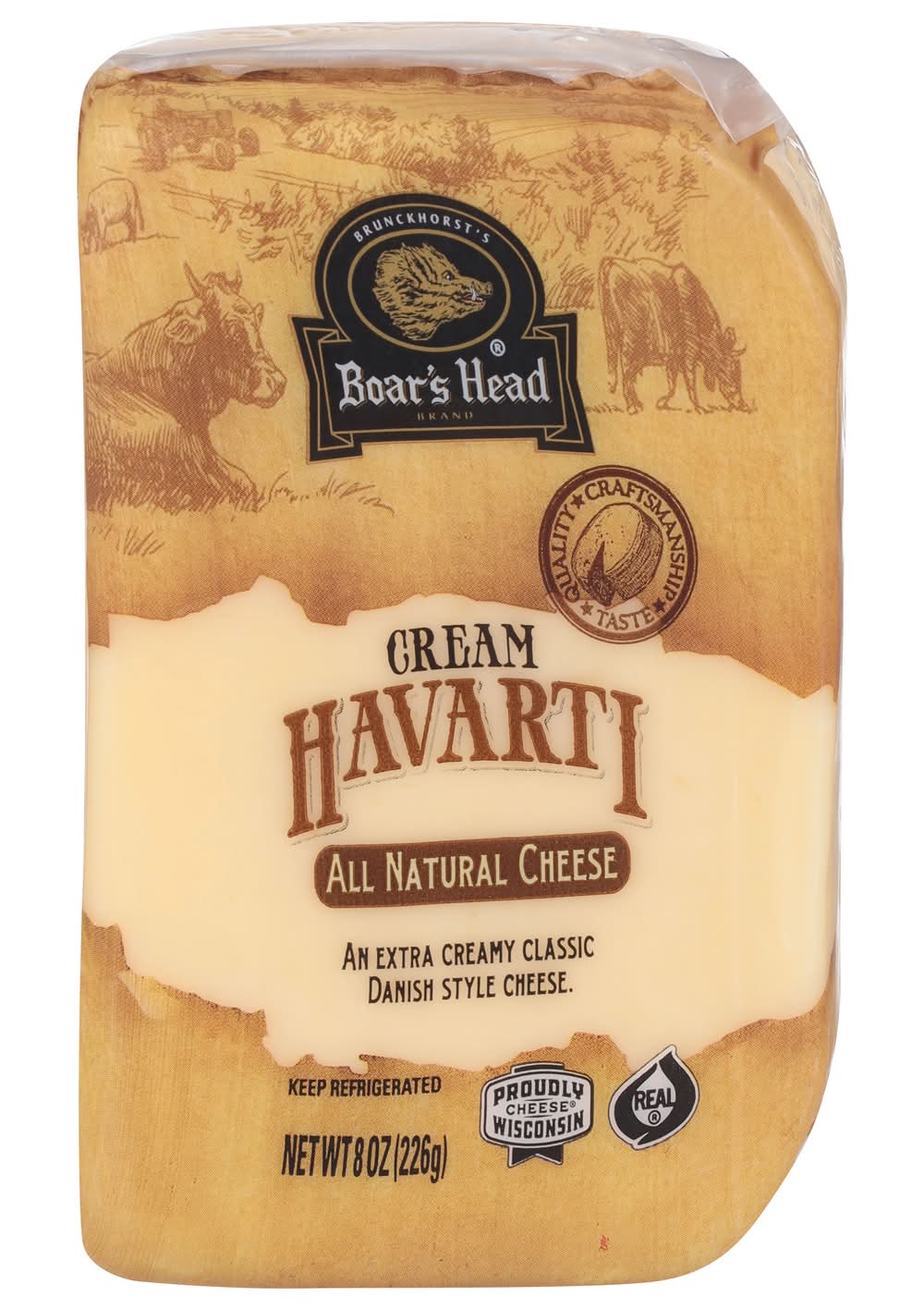 Boar's Head Cream Havarti Block 8 oz