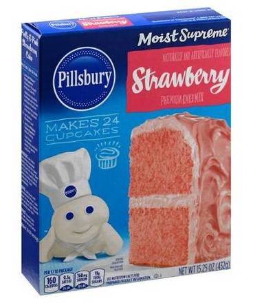 Pillsbury Moist Supreme Premium Cake Mix Strawberry 15.25 oz
