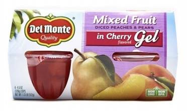 Del Monte Mixed Fruit in Cherry Gel 4-4 oz