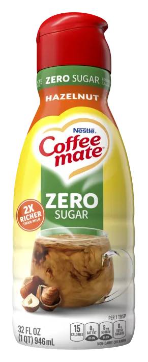 Coffee-Mate Zero Sugar Hazelnut Creamer 32 oz