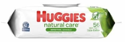 Huggies Natural Care Sensitive Wipes 56 ct