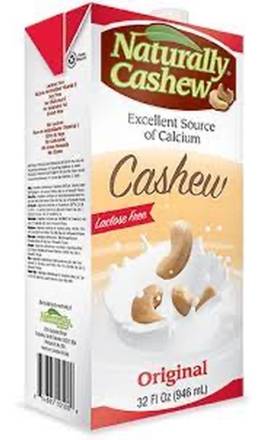Naturally Cashew Milk Original 32 oz