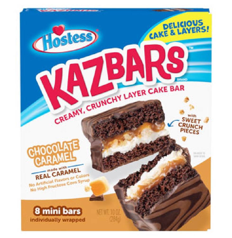 Hostess Kazbars Chocolate Caramel 10 oz