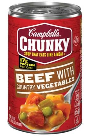 Campbell's Chunky Beef with Country Vegetables 19 oz