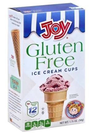 Joy Gluten Free Ice Cream Cups