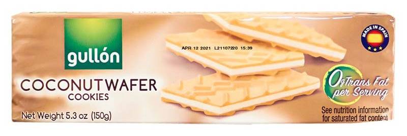 Gullón Coconut Wafer Cookies 5.3 oz