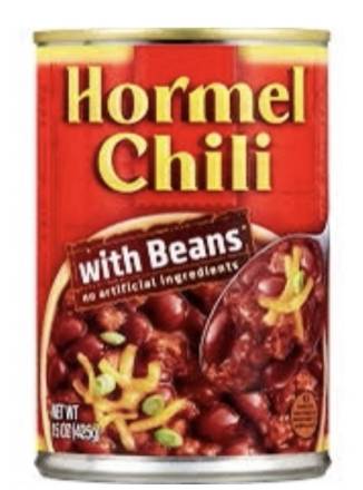 Hormel Chili with Beans