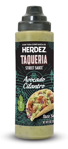 Herdez Taqueria Street Sauce Avocado Cilantro Taco Sauce 9 oz