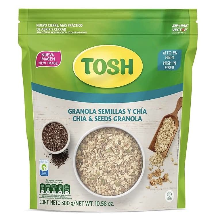 Tosh Chia and Seeds Granola 10.58 oz