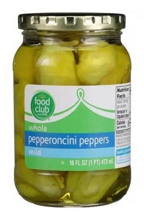 Food Club Mild Pepperoncini Peppers