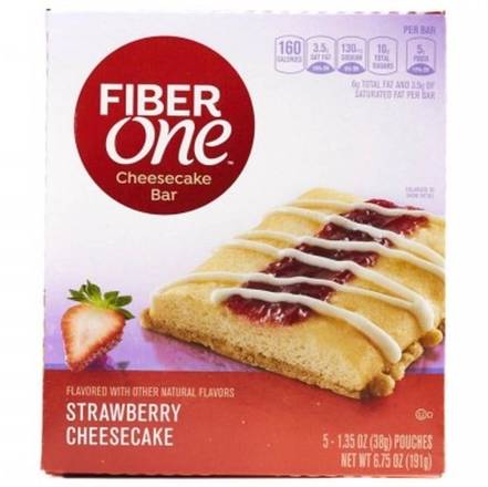 FiberOne Strawberry Cheesecake Bars 6.75 oz