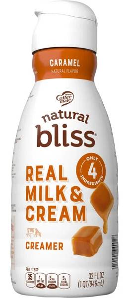 Natural Bliss Real Milk & Cream Caramel Creamer 16 oz