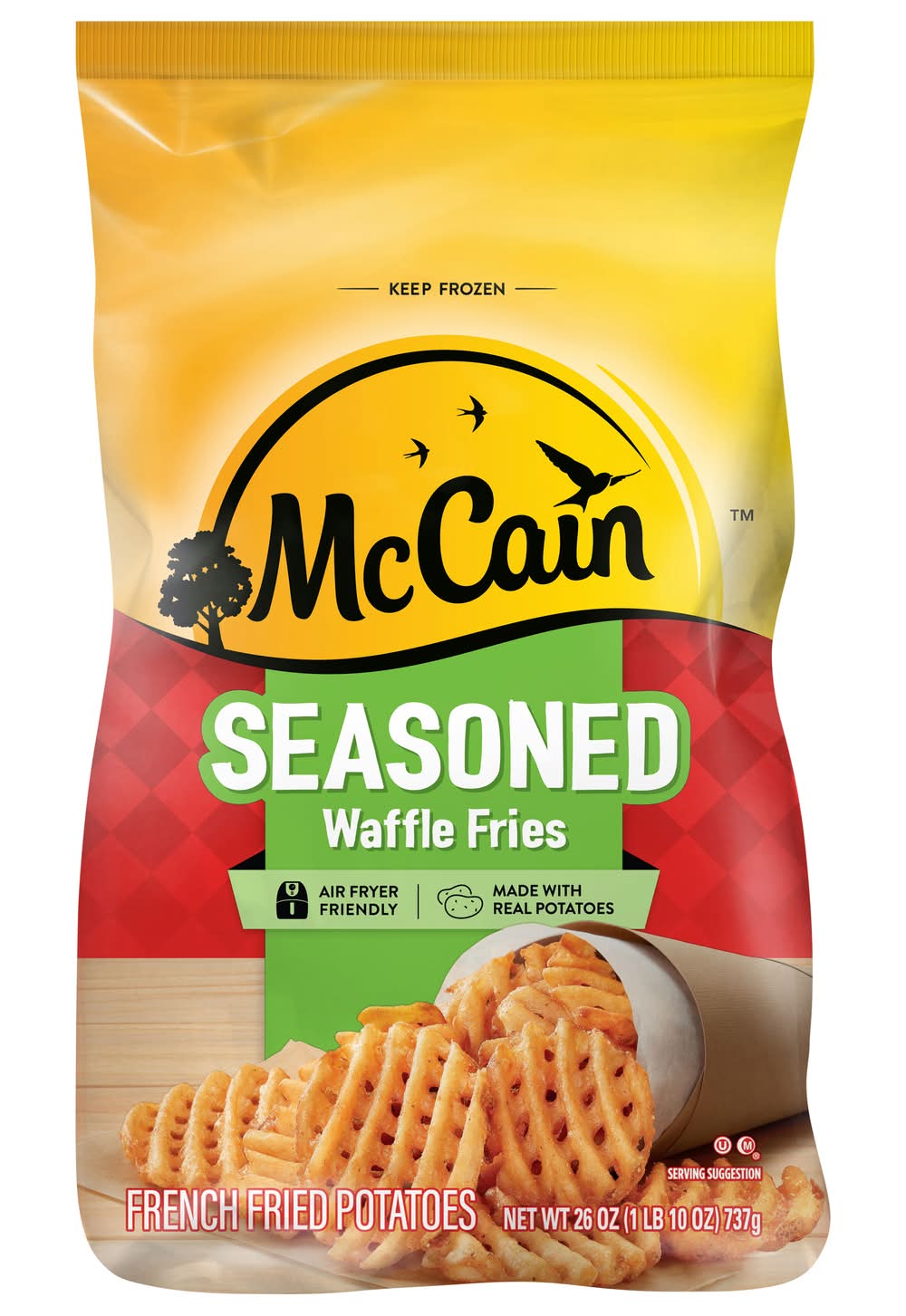 McCain Seasoned Waffle Fries 26 oz