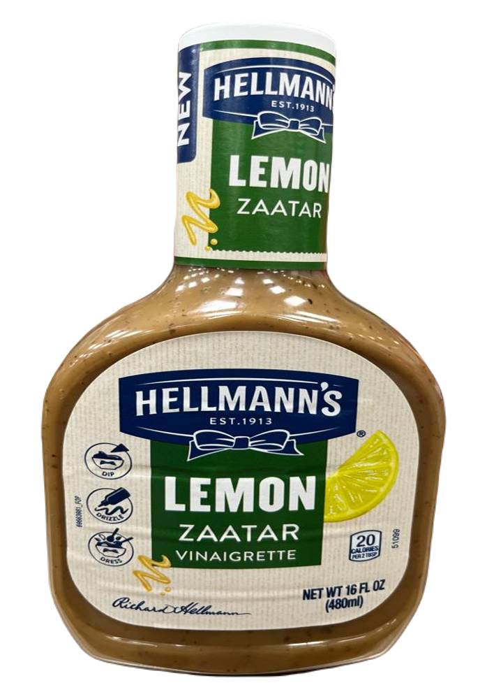 Hellmann's Lemon Zaatar Vinaigrette Dressing 16 oz
