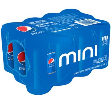 Pepsi-Cola Mini Cans 12-8 oz