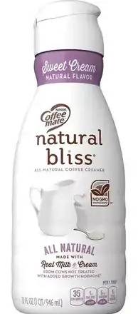 Natural Bliss Real Milk & Cream Sweet Cream Creamer 16 oz