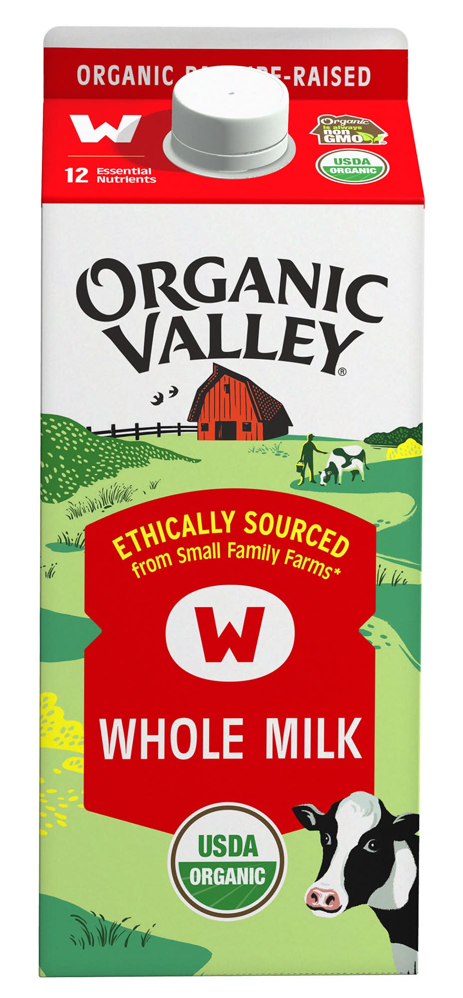 Organic Valley Whole Milk 64 oz