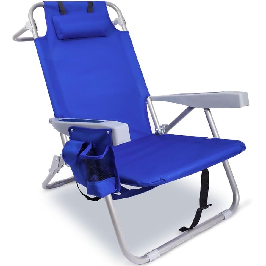 Collapsible Beach Chair with Straps