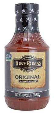 Tony Roma’s Original BBQ Sauce 18 oz