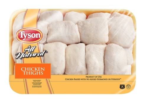 Tyson Caderas de Pollo / Chicken Thighs Family Pak 5-6 lbs